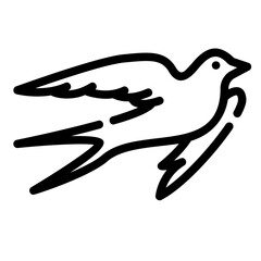 swallow Line Icon