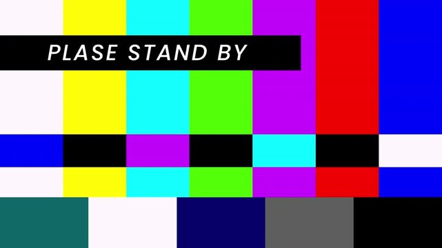 Please Stand By Screen Television, error signal