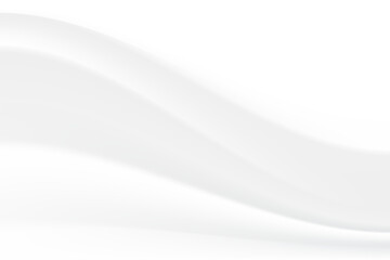 white background, gray shadow waves down