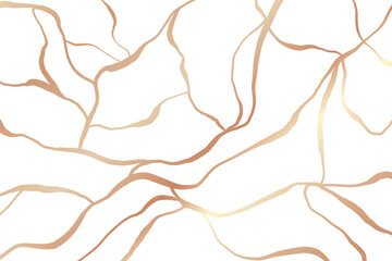 Gold crack marble texture, broken foil marble pattern with golden cracks background