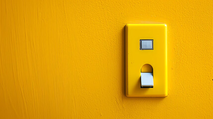 Power switch, wallpaper, a physical symbol that represents control or initiation of action.