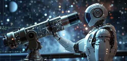 Digital telescope guided by AI offers strategic vision in HR workforce planning.