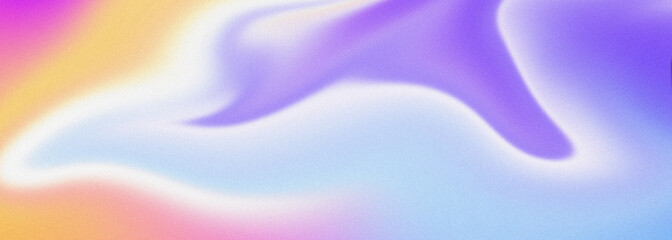 Purple yellow and green colors gradient noisy grain background texture for social media, banner, poster, cover, header, brochure