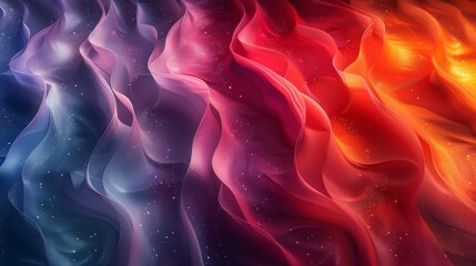 Obraz premium Abstract Colorful Wavy Background with Glitter.