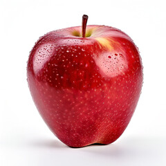 red apple isolated on white background