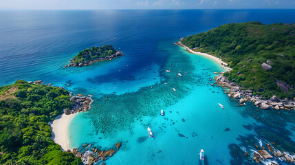 Beautiful Similan islands, Thailand, Phuket.