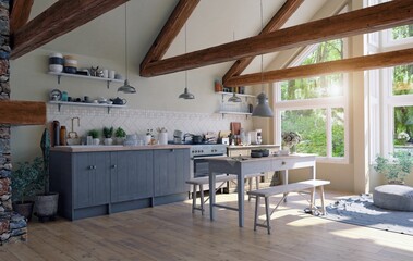 modern luxury house interior.