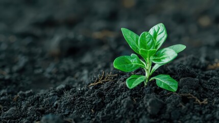 Naklejka premium Sustainable investing style integrating environmental and social impact with financial returns, banner, with copy space