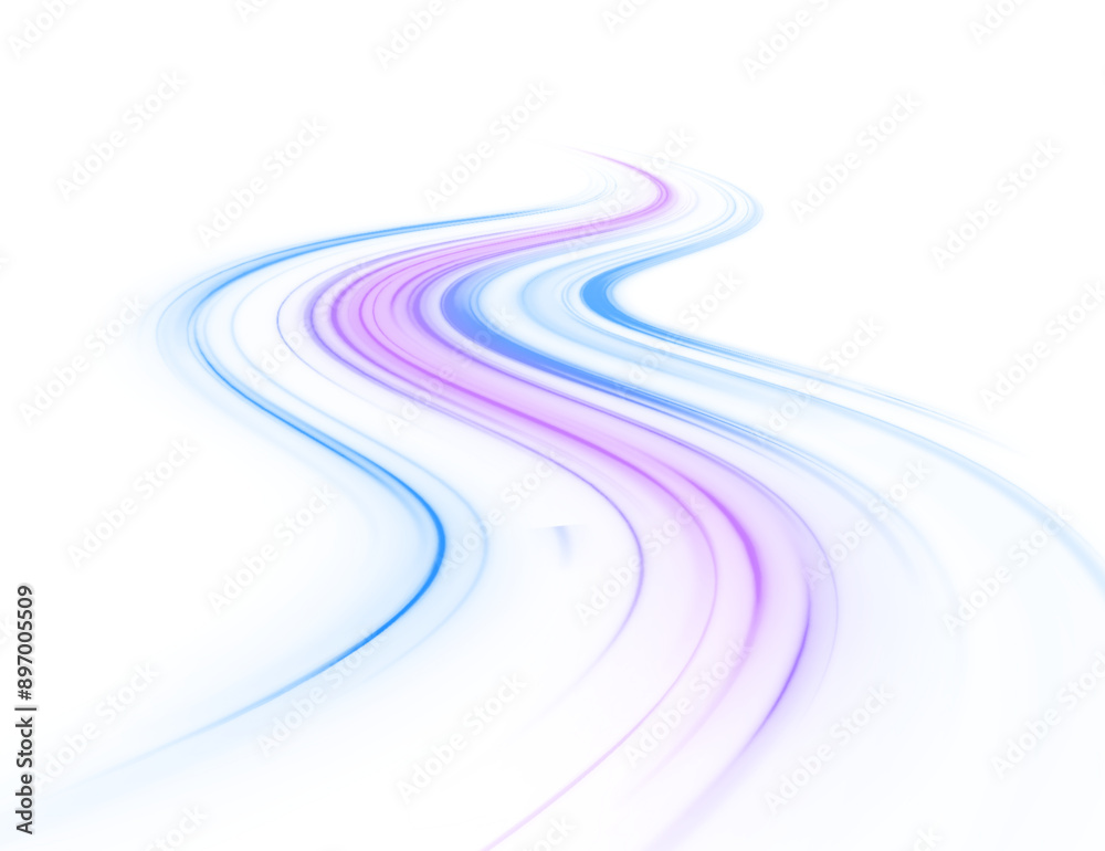 Aufkleber neon stripes in the form of drill, turns and swirl. illustration of high speed concept. image of spe
