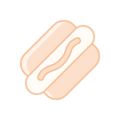 Hot Dog vector icon