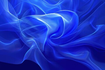 Abstract Blue Swirling Texture