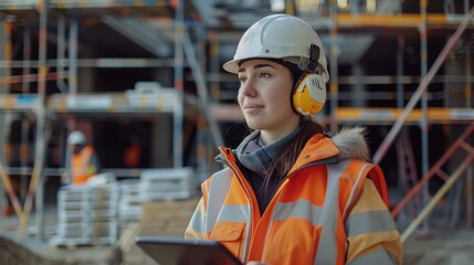 The female construction engineer