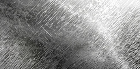 Scratched Metal Surface Texture with Metallic Sheen Concept