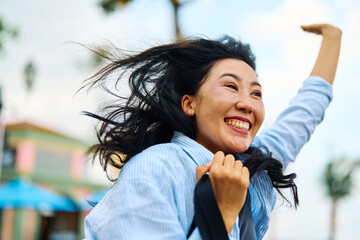 city woman taxi street cab urgency waving late hurry running city travel city life businesswoman business young adult transportation meeting friend happy