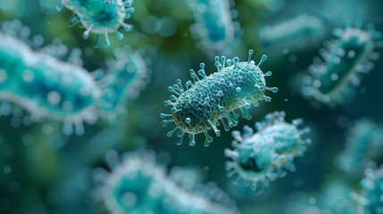 Fototapeta premium Microbial colonies on bathroom shower handles, [germs, bathroom], [depicting critical hygiene areas].