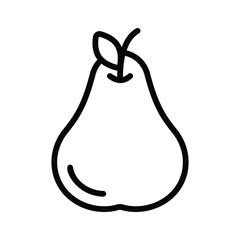A pear icon depicting a ripe, juicy fruit symbolizing freshness and natural sweetness.