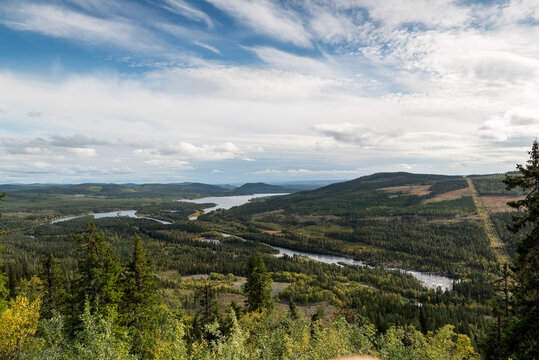 Stalonbergets utsiktsplats in Schweden	