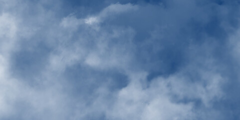 Abstract watercolor digital art painting of cloudy sky, gradient light sky blue shades watercolor background with stains, Modern and paper texture design with sky blue cloud paint brush for design.