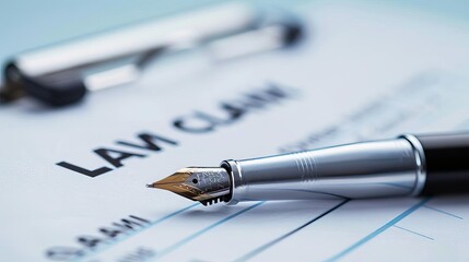 Close-up of an insurance claim form with a pen, claim form, detailed and accurate insurance claims submission