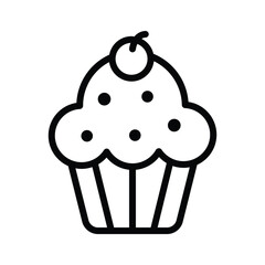 Get your hands on this amazing icon of cupcake, ready to use vector