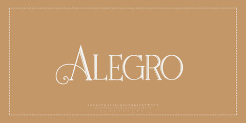 Elegant Minimalist Serif Alphabet Font Collection – Classic and Modern Lettering
