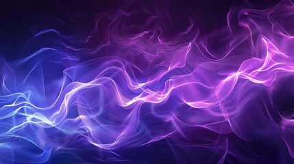Obraz premium Dynamic ultraviolet spectrum waves creating a luminous and abstract texture, perfect for creative banners and backdrops.