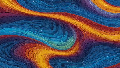 abstract bright colours background with waves