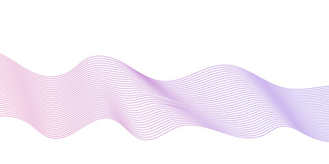 Abstract blend wave lines and technology background. Abstract white background with smooth  flowing lines. Dynamic waves vector gradient line soft  mesh blend.	
