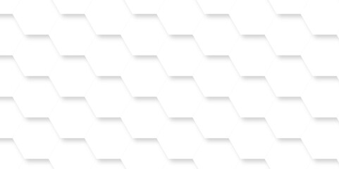 Abstract honeycomb futuristic hexagonal creative hexagons. modern hexagon mosaic and tiles polygonal pattern background vector. seamless bright white abstract honeycomb background.