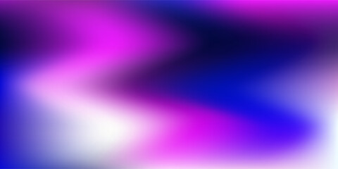 Dark wide abstract background with glowing blurred and movement light effect.