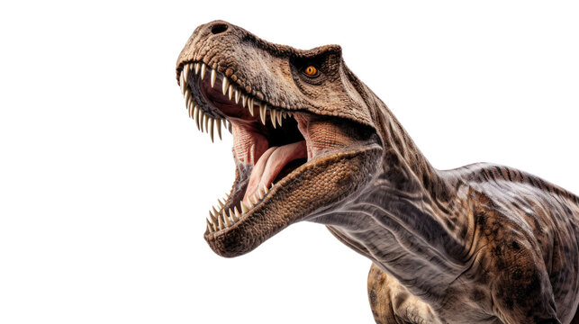 Fototapeta Dinosaur, animal isolated on white background.