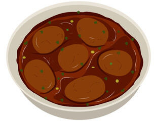 Egg masala curry, egg curry, egg gravy, egg masala, indian food, indian cuisine, indian lunch, dinner, anda curry, anda masala, anda gravy