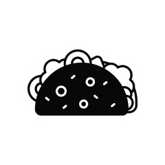 Taco vector icon