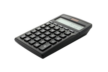 Sleek Digital Calculator Design, Isolated on White Background