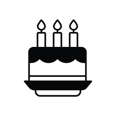 Cake vector icon