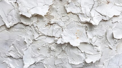 White Lime Painted Concrete Wall Texture