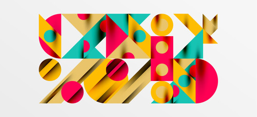 Geometric neo patterns. Abstract background for covers, banners, flyers and posters and other templates