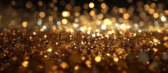 Golden Glitter Background Texture