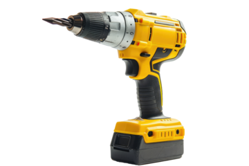 Drilling Machine, Isolated on White Background