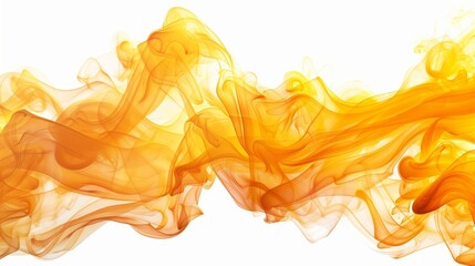 Abstract Yellow Smoke