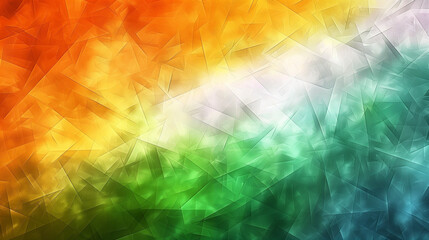 Indian flag tricolor gradient background.