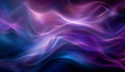 Fototapeta premium Abstract Purple and Blue Swirling Lights Background