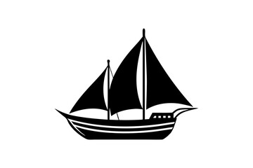 ship isolated on white