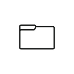 Empty document file outline design vector illustration