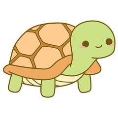 Kawaii Turtle Mascot