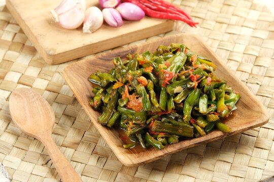 tumis genjer or oseng genjer is Indonesian traditional food.