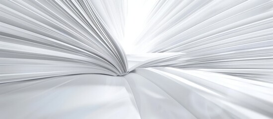Abstract White Book Pages Minimalism and Abstract Photography