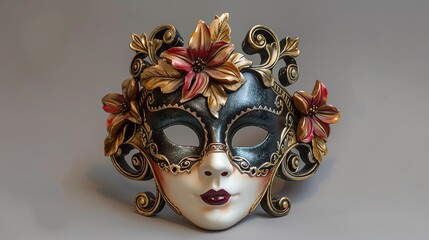 Elegant  Venetian mask, for a touch of mystery and Italian flair