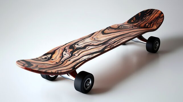Playful  skateboard, for dynamic and youthful room decor