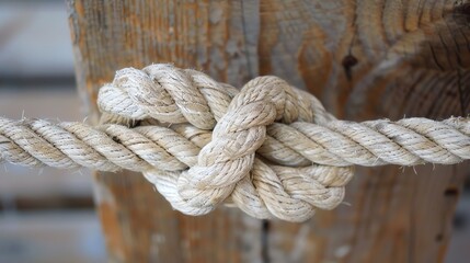 Fototapeta premium sailing knots, for nautical charm in beach houses and seaside retreats